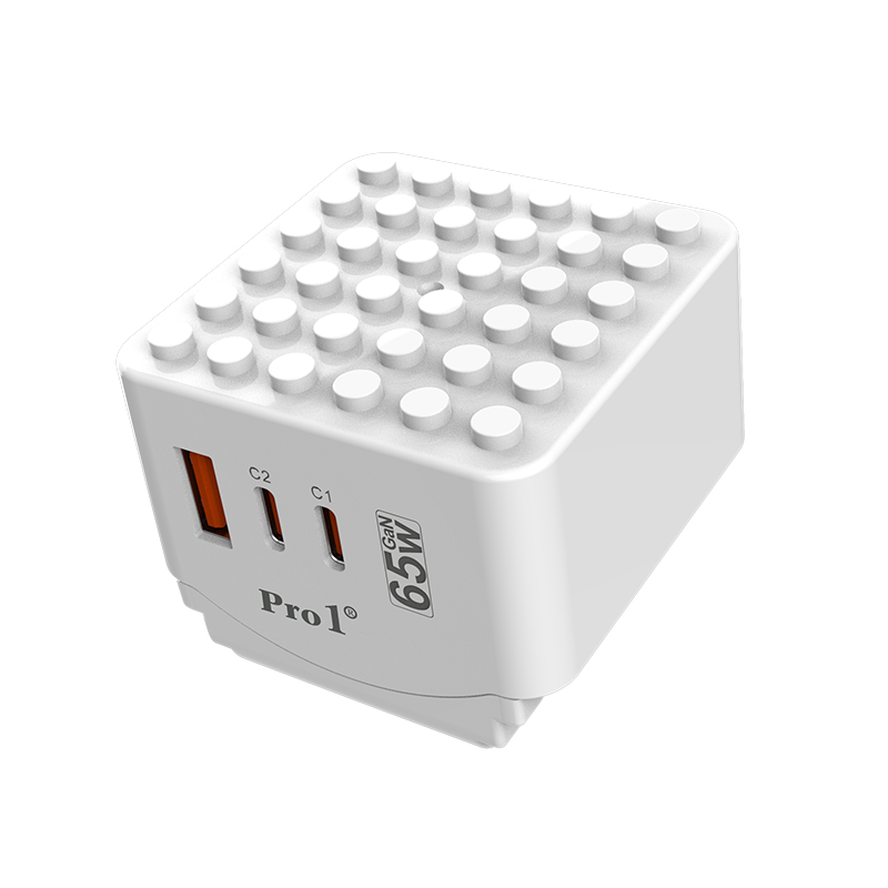 65W GaN universal plug converter